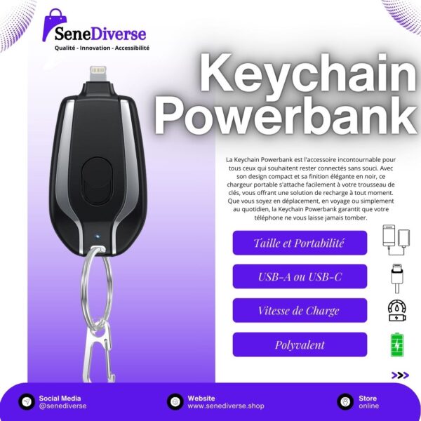 Keychain powerbank
